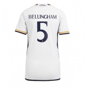 Real Madrid Jude Bellingham #5 Replika Hjemmebanetrøje Dame 2023-24 Kortærmet